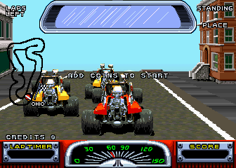 Road Riot 4WD (set 1, 13 Nov 1991) Screenshot 1